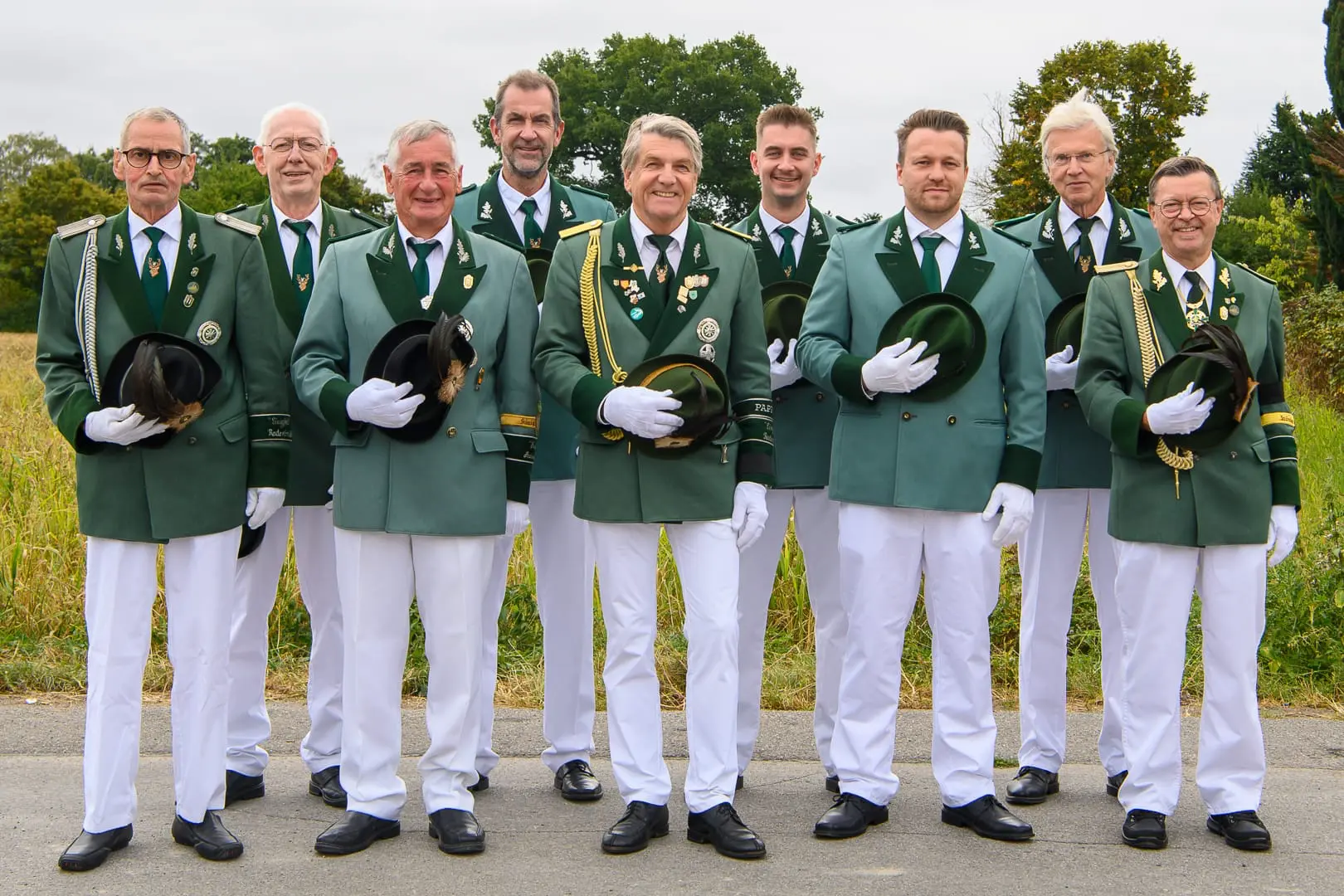 2025.08.31_Gruppenfoto Einigkeit Raderbroich (1) Schützenzug „Einigkeit Raderbroich“