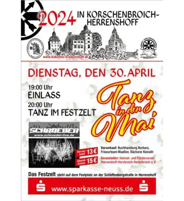 Tanz in den Mai in Korschenbroich-Herrenshoff